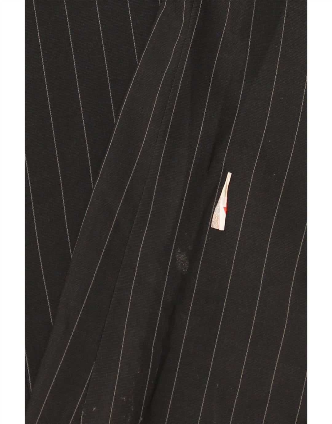 Armani Collezioni Chaqueta tipo blazer de 3 botones para hombre IT 52 Large Black Pinstripe