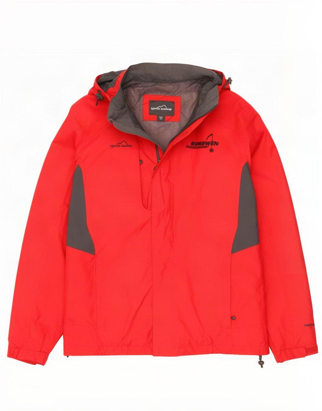 Eddie Bauer Chaqueta cortavientos para hombre 2XL Poliéster color rojo