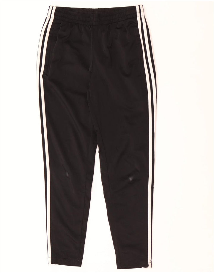 Adidas Pantalones de chándal para mujer UK 8/10 Small Negro Poliéster