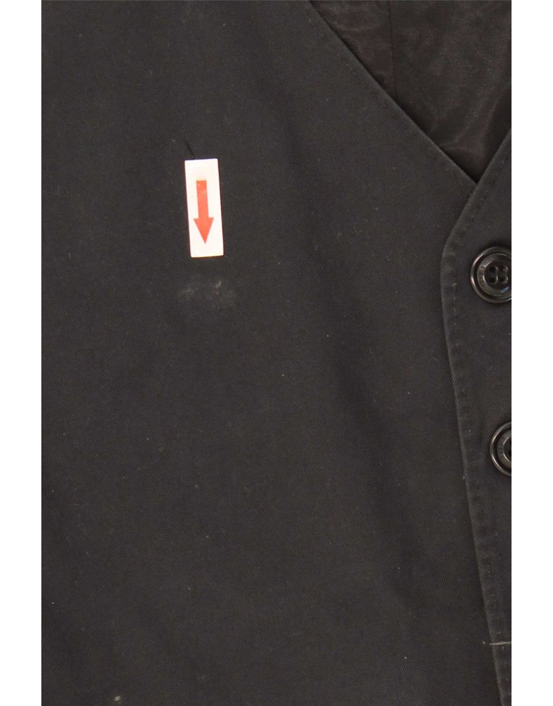 Diesel Mujer Chaleco UK 42 Mediano Negro