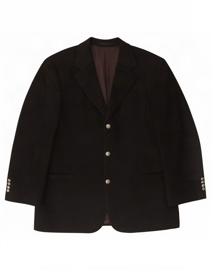 Hugo Boss Chaqueta tipo blazer de 3 botones para hombre EU 52 XL Lana virgen gris