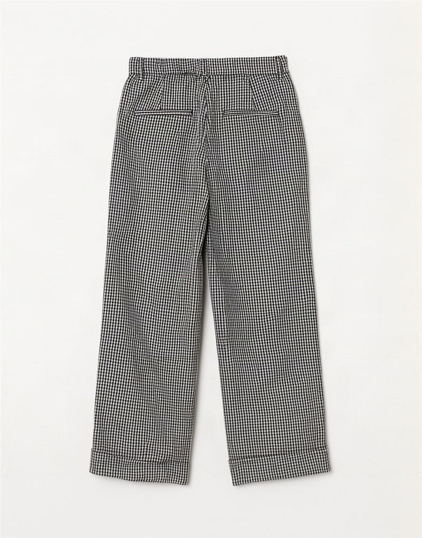 Zara Mujer Pantalones Cortos De Cintura Alta Pequeño W26 L25 Pata De Gallo Negro