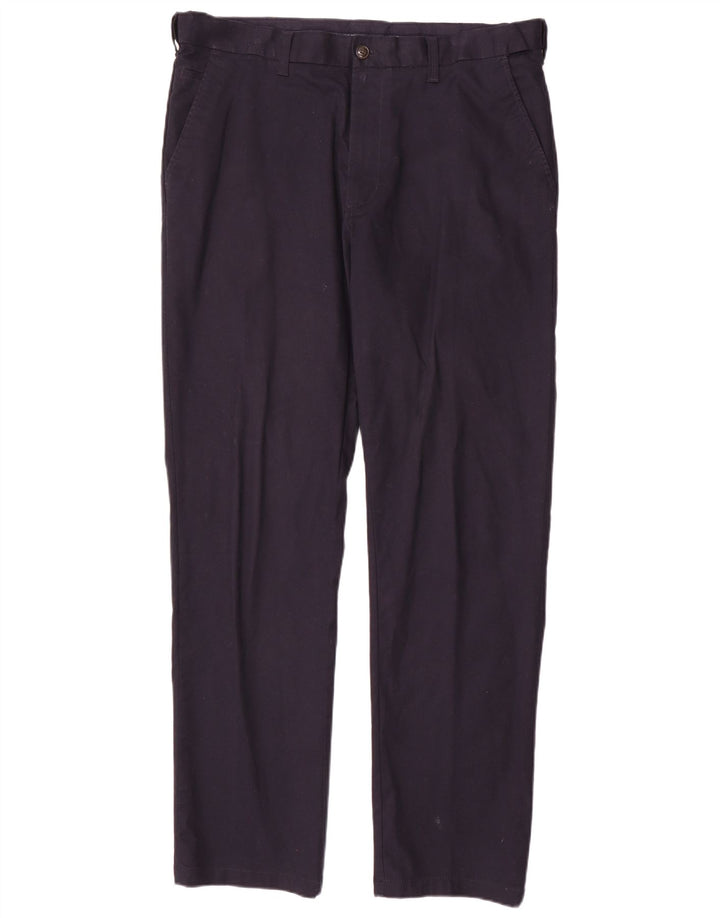 Marks & Spencer Pantalón chino regular azul Harbor para hombre W38 L33 Azul marino
