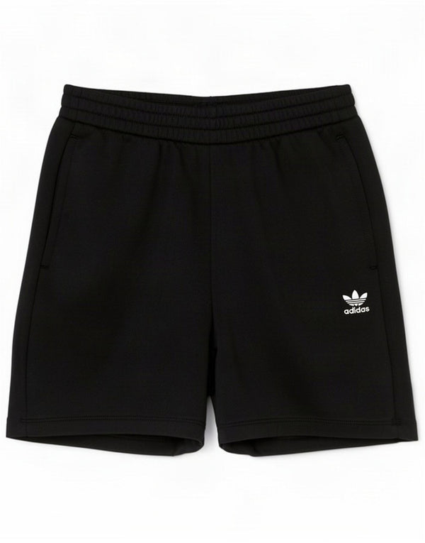 Pantalones cortos deportivos Adidas para mujer UK 8 Small Black Cotton