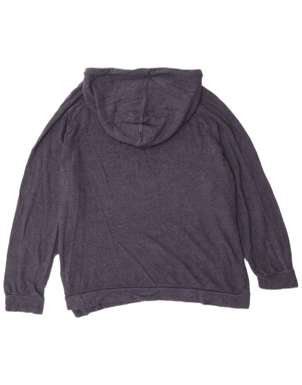 Superdry Jersey con capucha gráfica para mujer UK 46 Large Azul marino moteado