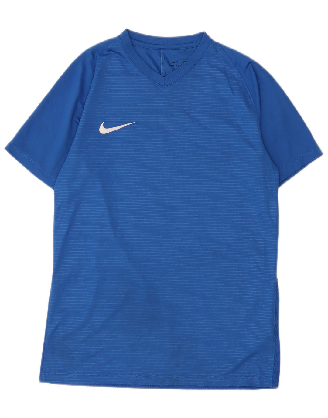 Nike Camiseta Dri Fit Graphic para hombre Top poliéster a rayas azul medio