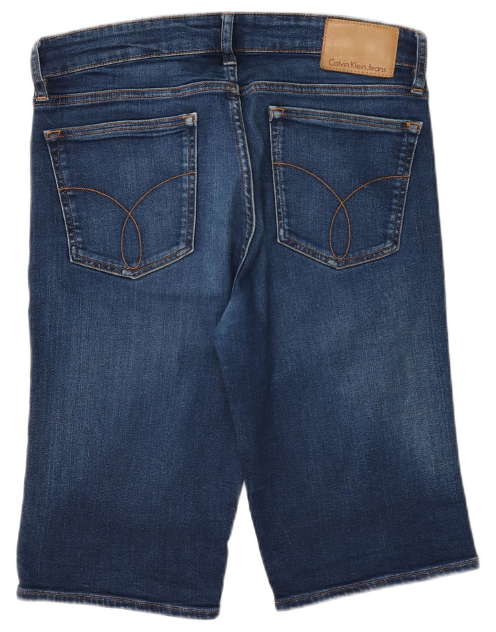 Pantalones cortos de mezclilla para hombre Calvin Klein W31 Algodón azul medio