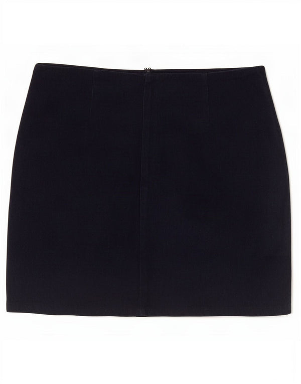 Topshop Minifalda vaquera para mujer UK 10 Small W28 Algodón azul marino