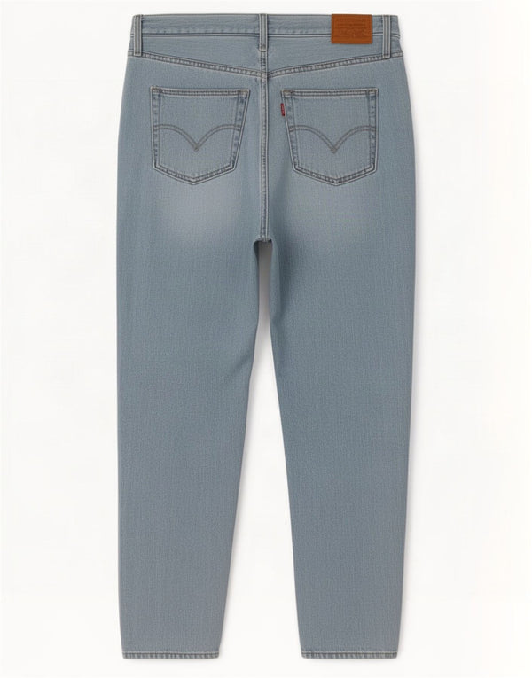 Levi's Vaqueros cónicos de talle alto y corte holgado para mujer W29 L27 Algodón azul