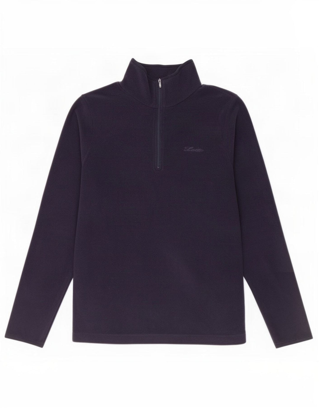 Lotto Jersey De Forro Polar Con Cremallera Y Cuello Para Hombre Pequeño Poliéster Azul Marino