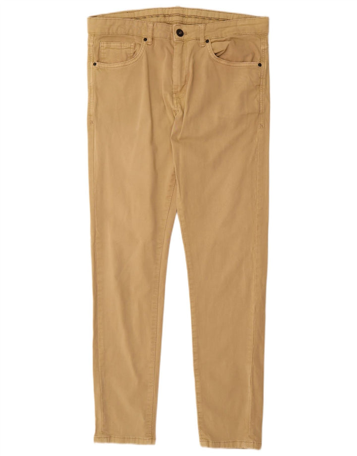 Zara Vaqueros Slim para Hombre EU 40 Medium W31 L30 Beige