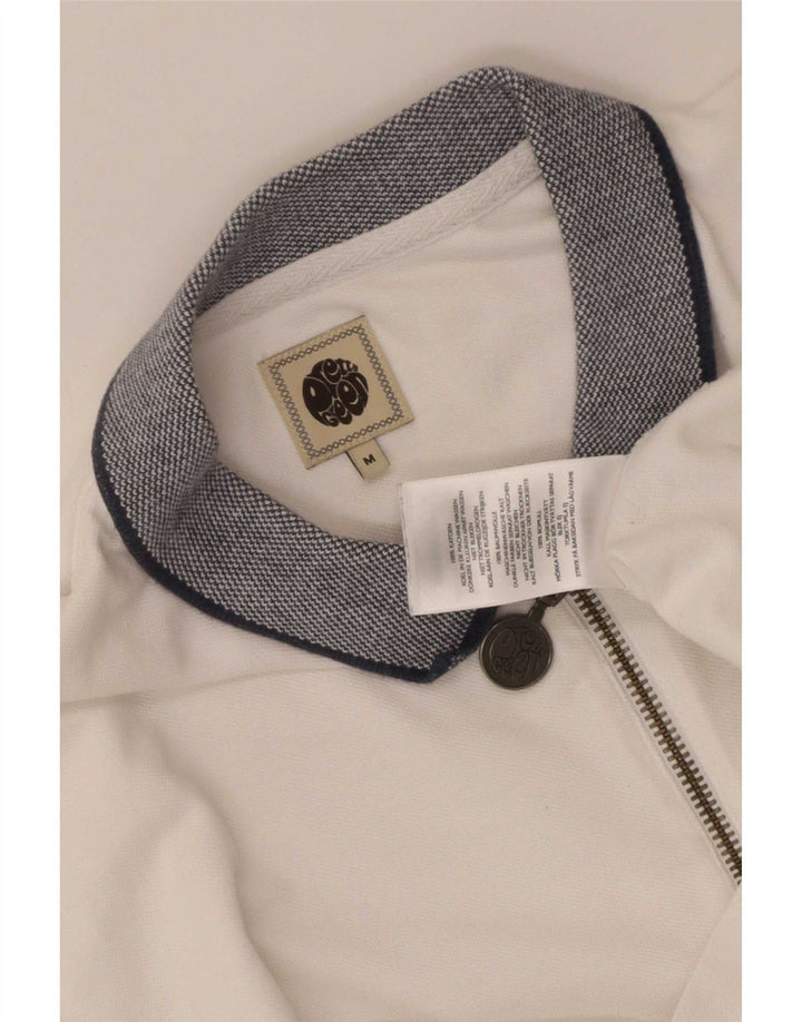 Polo de rugby para hombre Pretty Green de algodón blanco mediano