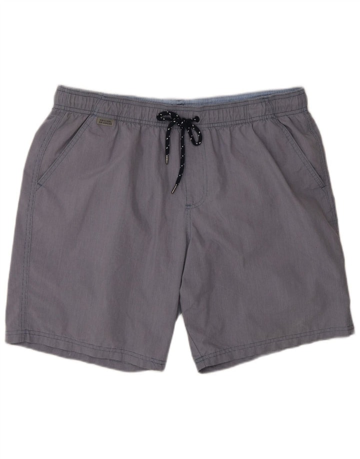 Marks & Spencer - Bañador para hombre, talla grande, algodón azul