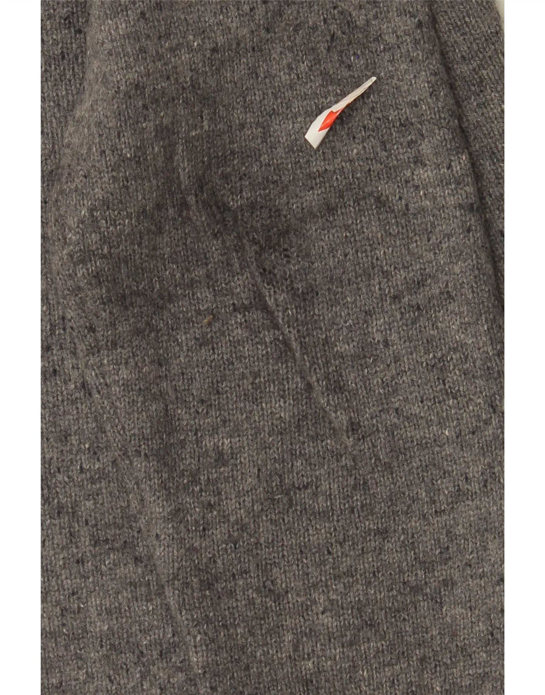 Tommy Hilfiger Jersey con cuello redondo para hombre de lana de cordero moteada en gris medio