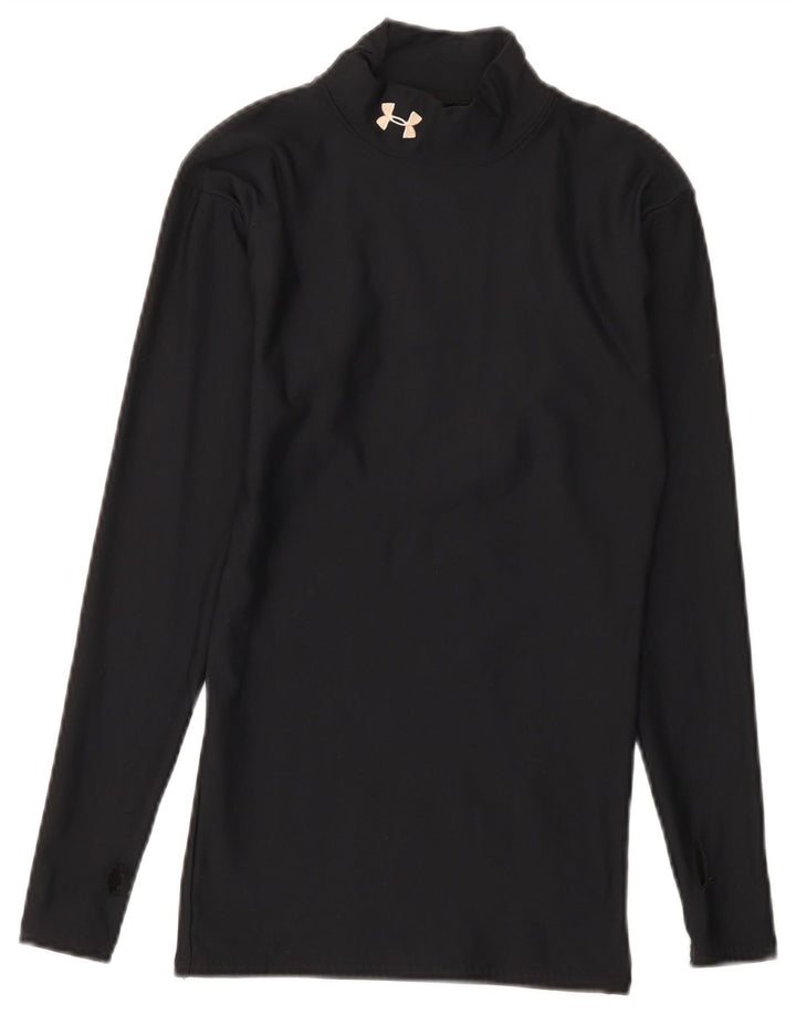 Under Armour Camiseta Cold Gear para mujer de manga larga UK 8 Small Black Nylon