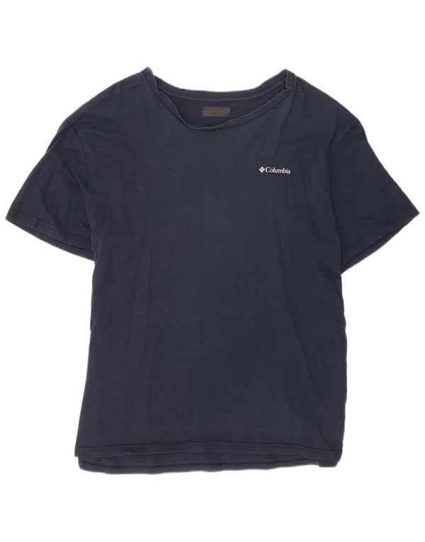 Columbia Camiseta gráfica para hombre Top grande azul marino
