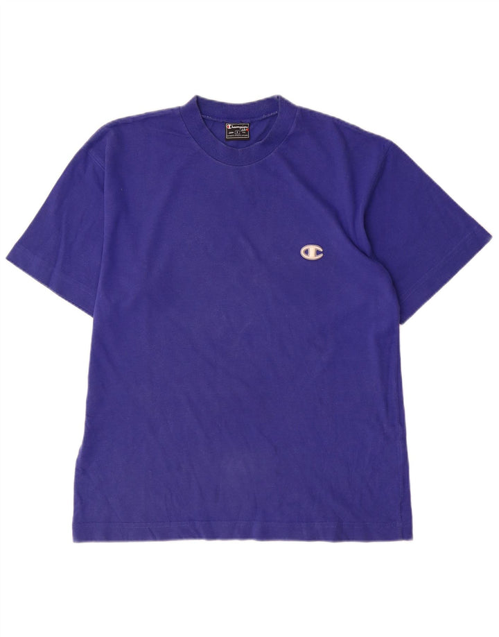 Champion Camiseta Hombre Top Small Azul Algodón