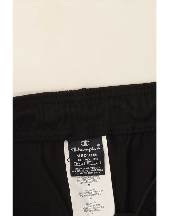 Champion Shorts deportivos para hombre Algodón negro mediano