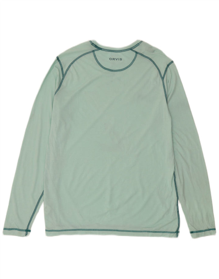 Orvis Hombre Top Manga Larga Poliéster Verde Medio
