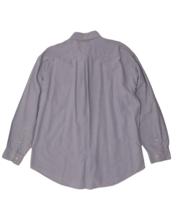 Camisa Tommy Hilfiger Hombre XL Algodón Azul