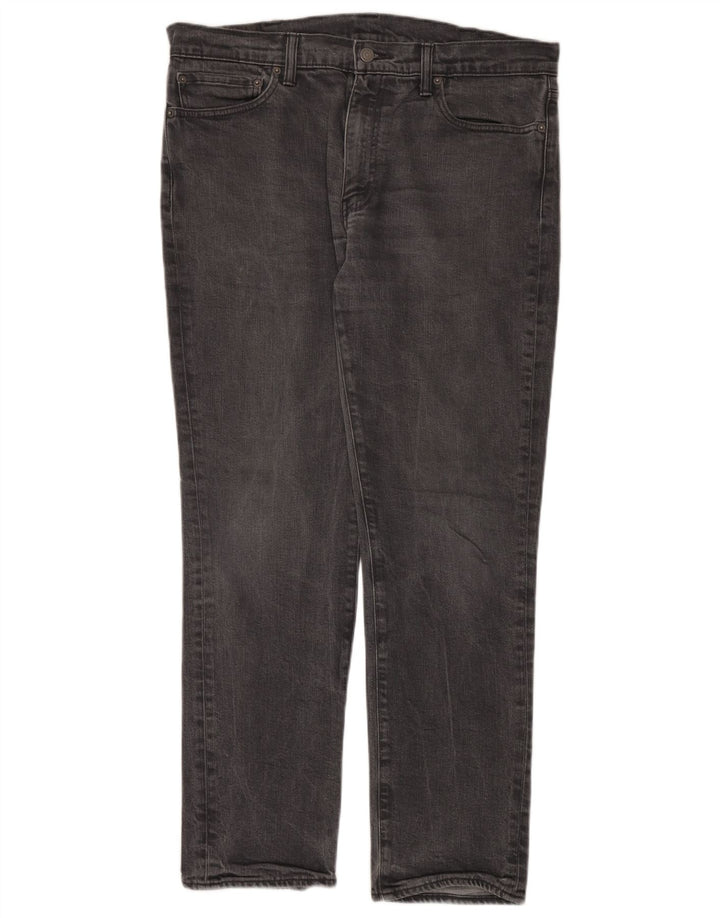Levi's Hombre 511 Slim Jeans W38 L32 Algodón Gris