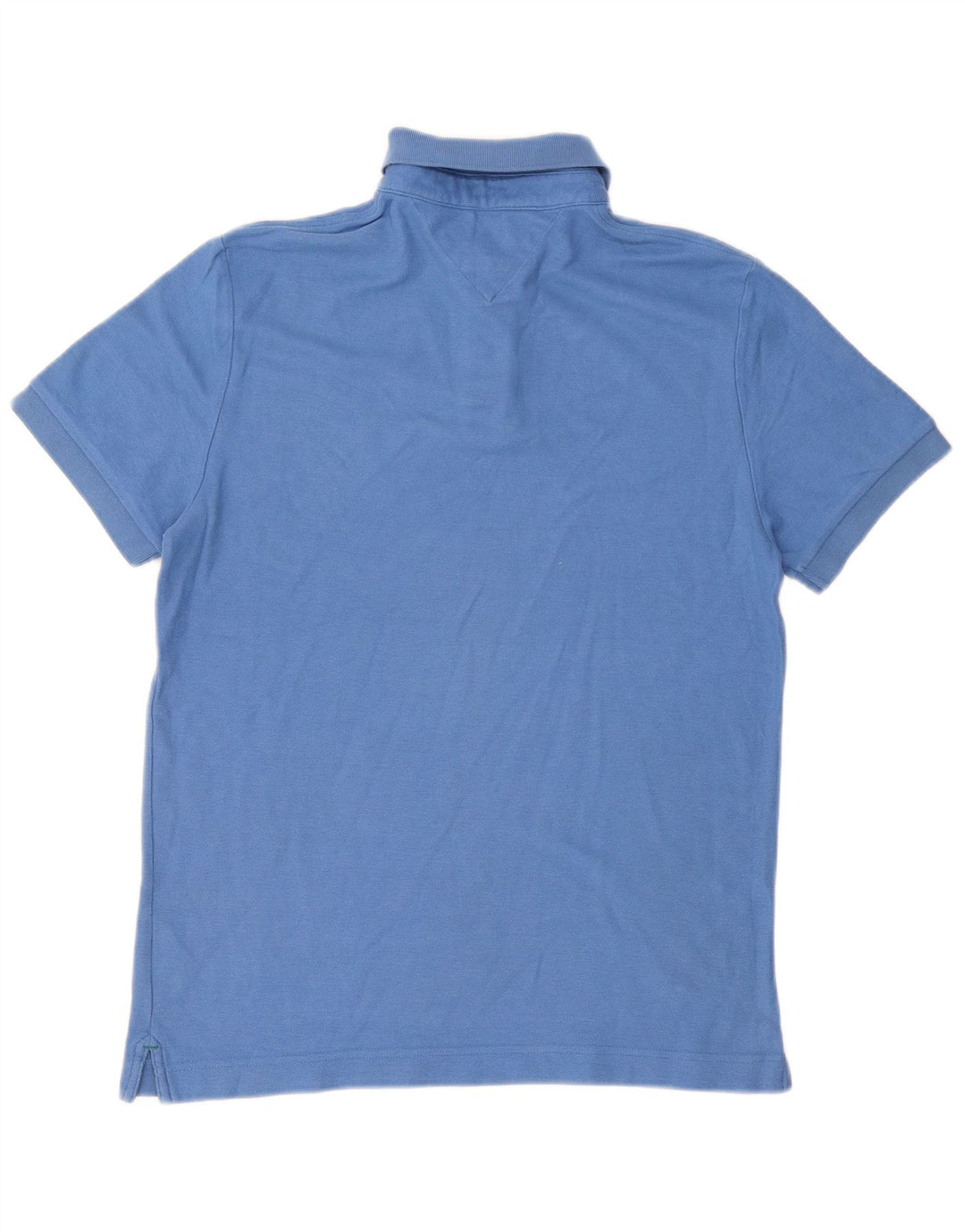 TOMMY HILFIGER Polo Custom Fit para hombre de algodón azul medio