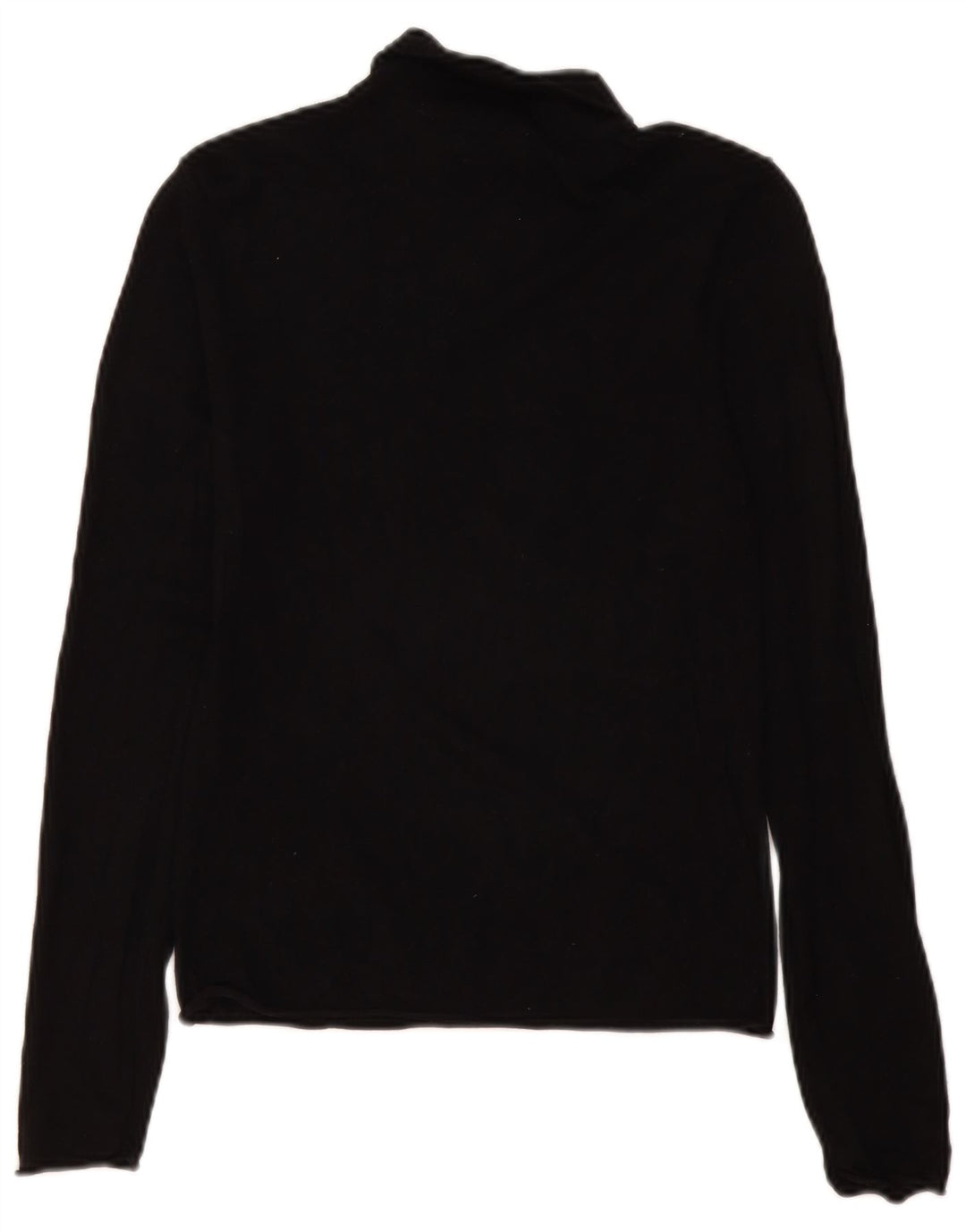 Zara - Jersey con cuello vuelto para mujer, talla 40, talla M, viscosa negra