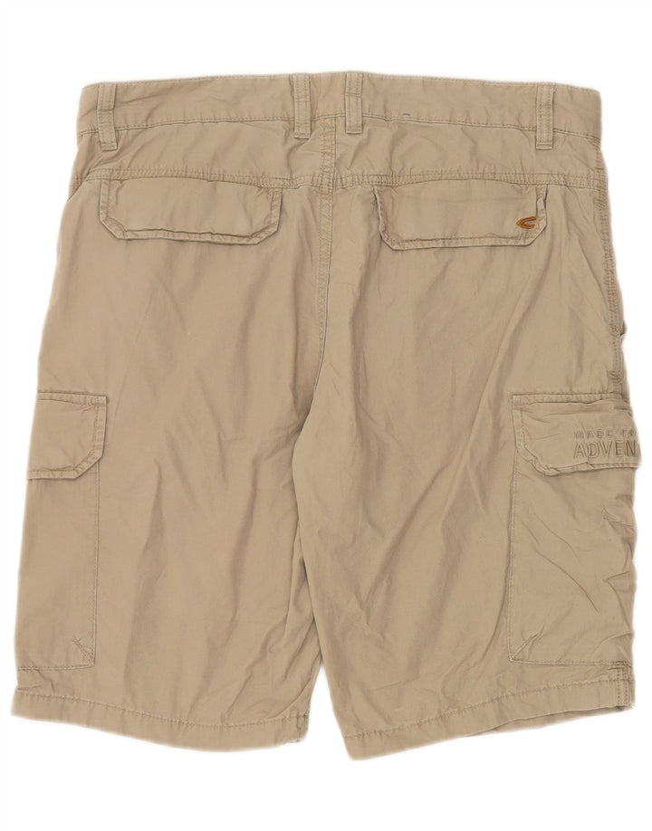 Pantalones cortos cargo para hombre Camel Active W33 Algodón beige medio