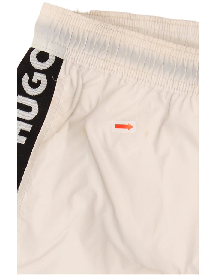 Bañador HUGO BOSS Hombre Small Blanco Poliamida