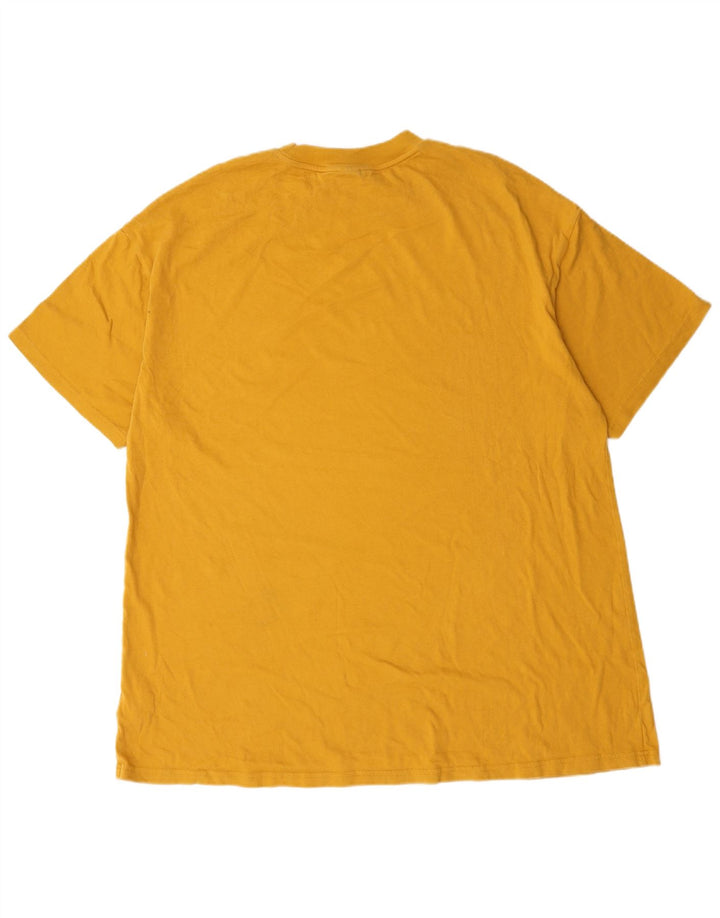 Camiseta Puma Holgada De Algodón Amarillo Medio Para Hombre