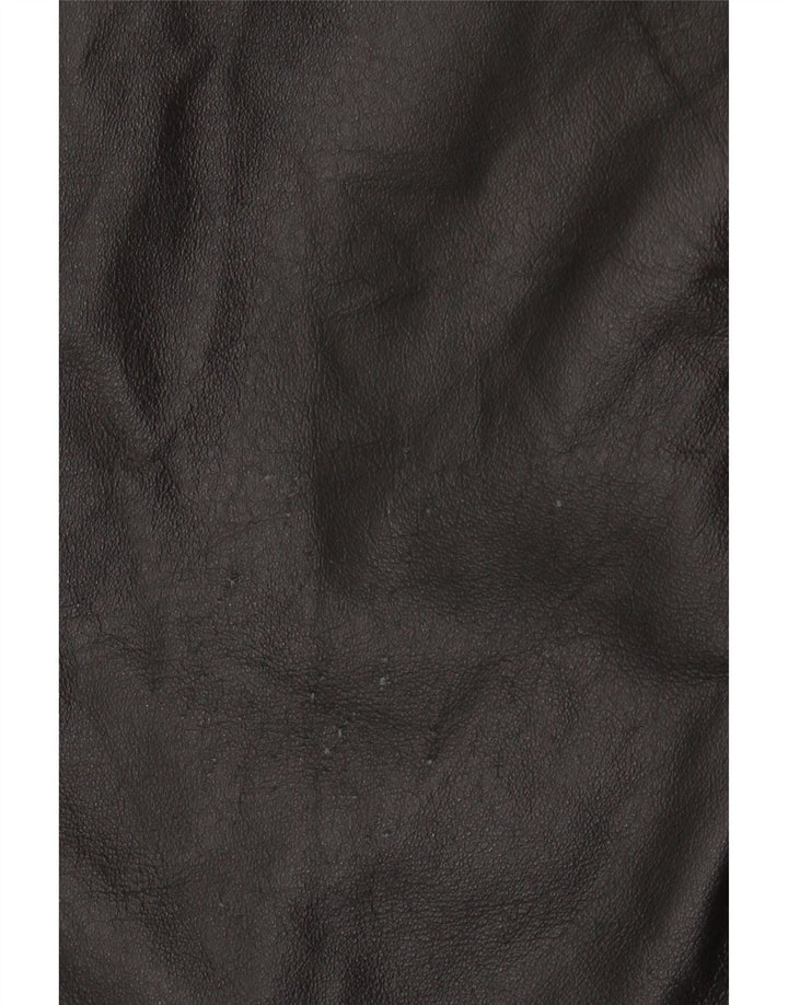 Canda Chaqueta de cuero para hombre IT 52 XL Cuero negro