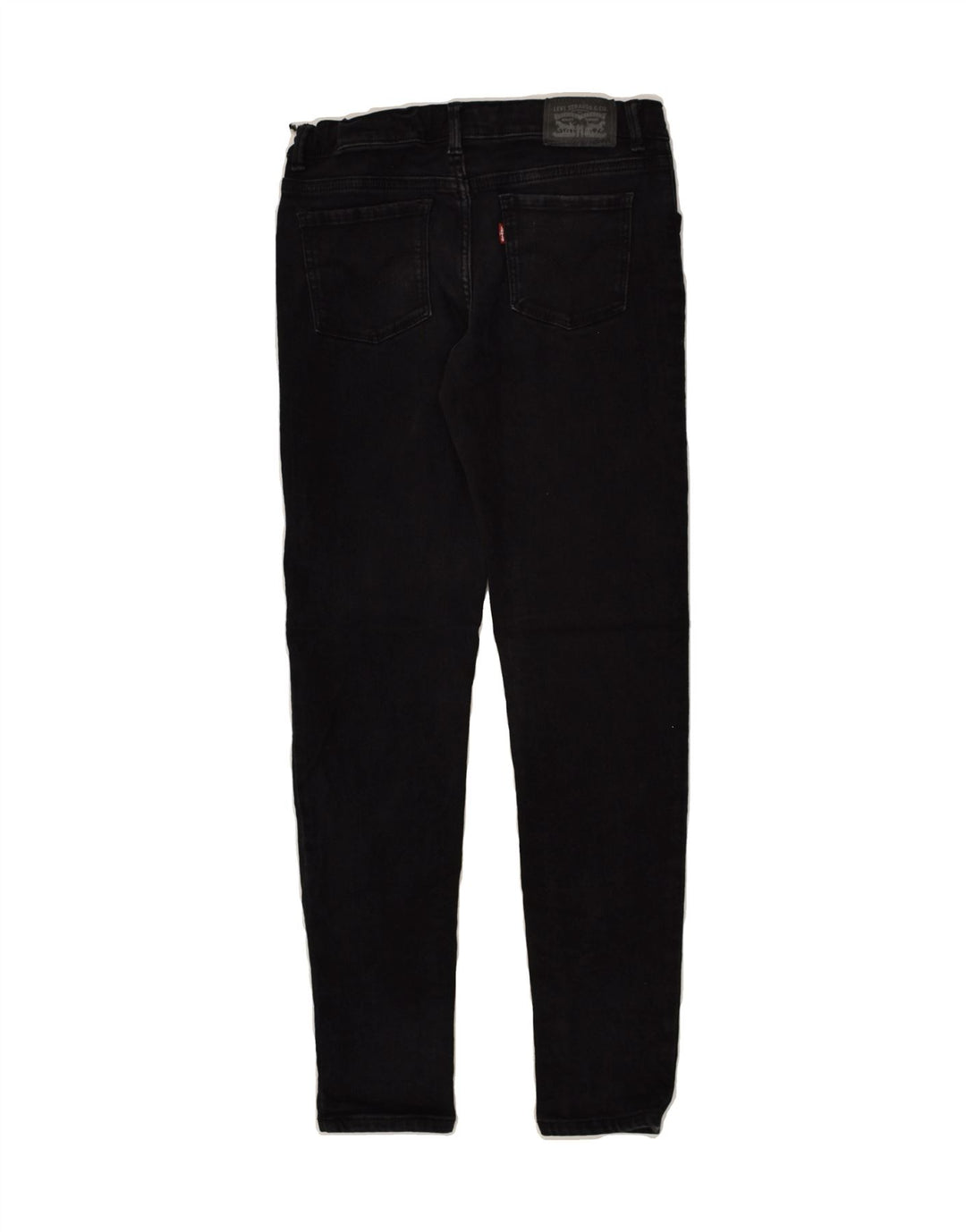 LEVI'S Girls 710 Skinny Jeans 13-14 Years W28 L27 Black Cotton | Vintage Levi's | Thrift | Second-Hand Levi's | Used Clothing | Messina Hembry 