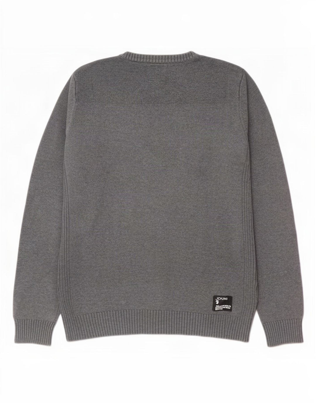 Jersey Jack & Jones Hombre con Cuello en V de Algodón Gris Medio