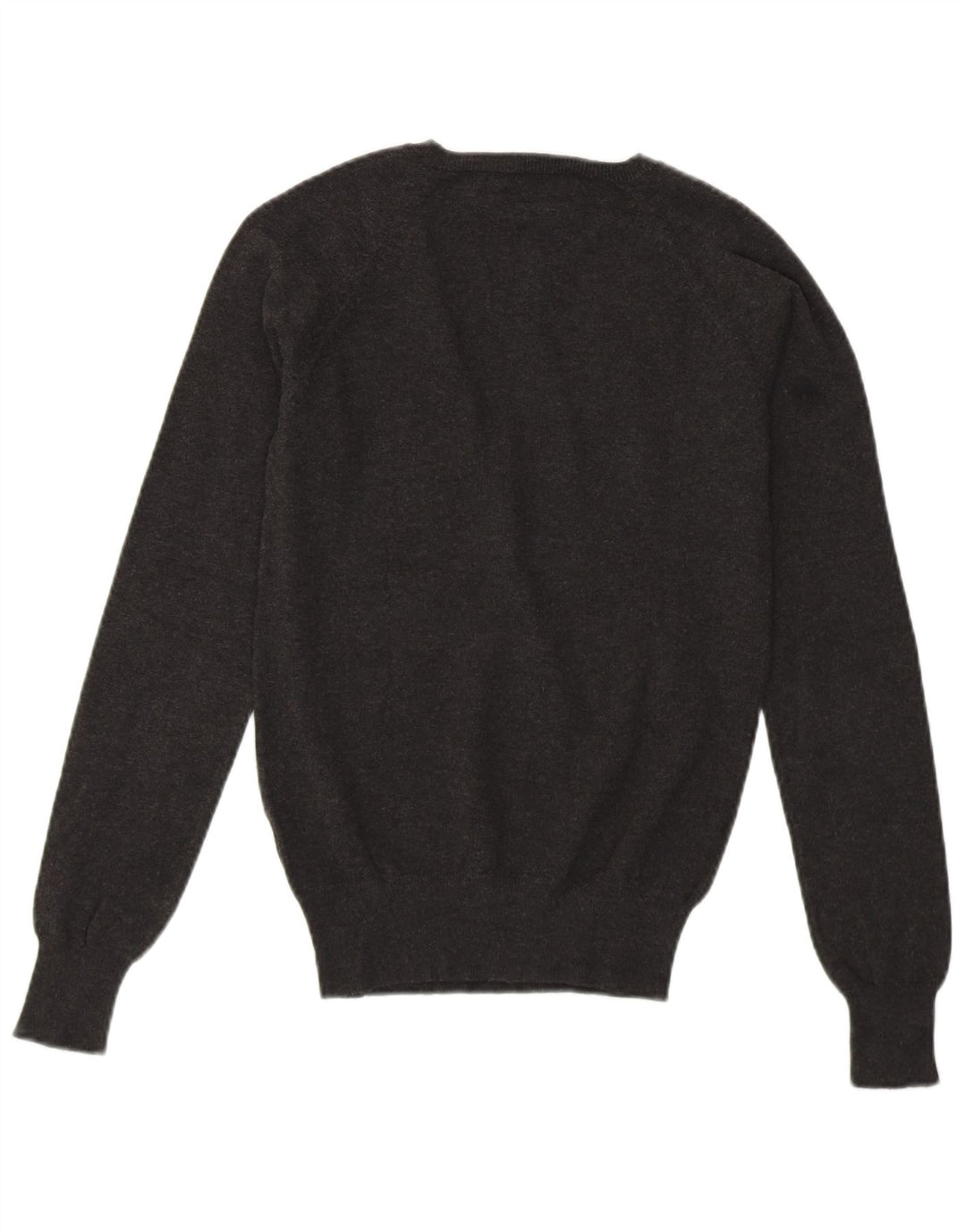 ZARA Mujer Jersey con Cuello en V Jersey UK 10 Small Gris