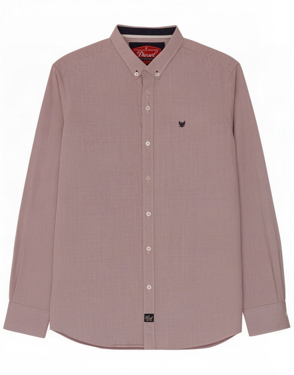Diesel Boys Shirt 12-13 Years Purple Spotted Cotton