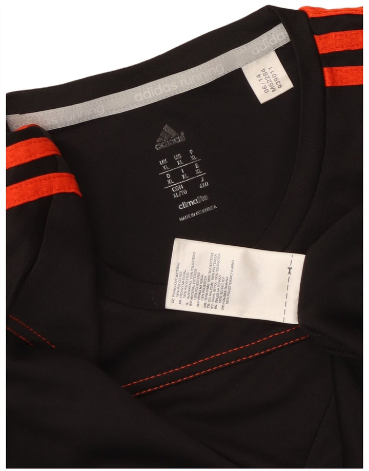 Adidas Hombre Camiseta Top XL Negro Poliéster