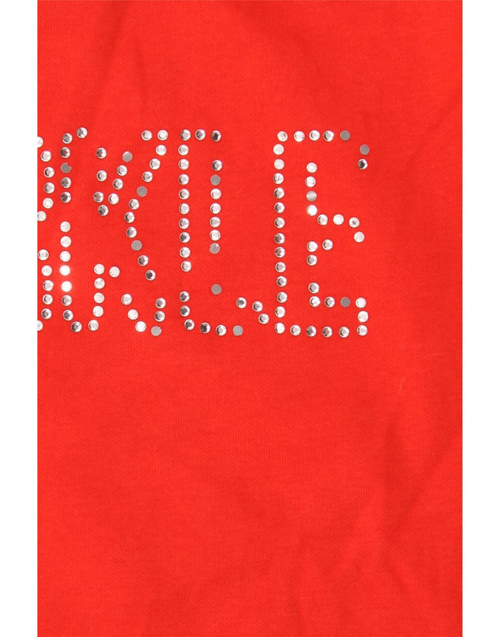 Marks & Spencer - Sudadera con estampado gráfico para mujer, talla 40, color rojo medio