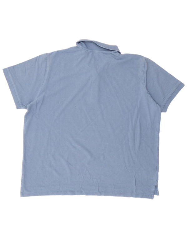 Eddie Bauer Polo para hombre 2XL Algodón azul