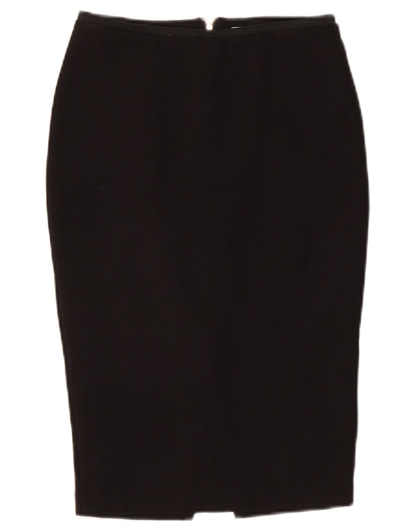 Falda de tubo de cintura alta para mujer Boden UK 6 XS W24 Viscosa negra