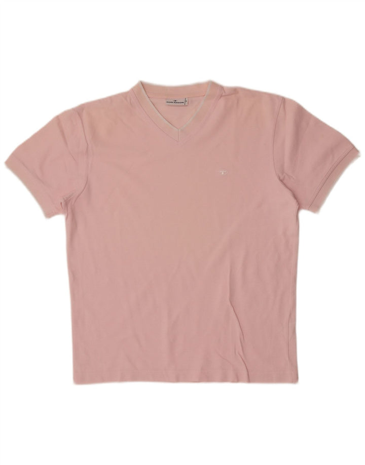 Camiseta Hombre Tom Tailor Top Algodón Rosa Medio
