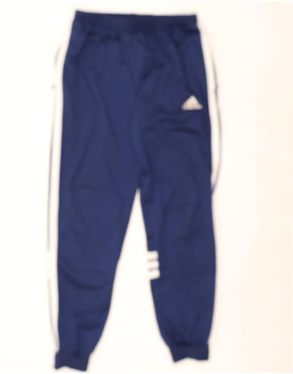 Adidas - Pantalones de chándal para hombre, talla 42/44, color azul marino