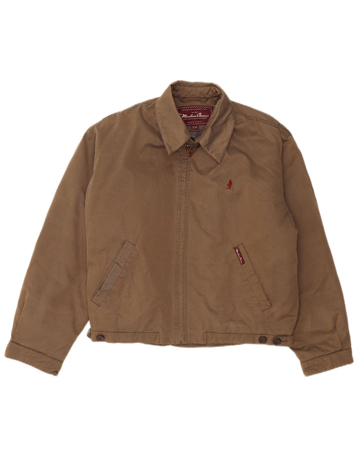 Marlboro Classics Chaqueta acolchada para hombre IT 50 Grande Algodón beige