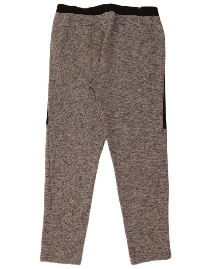 Puma Pantalones De Chándal Para Hombre De Algodón Gris Color Block Grande