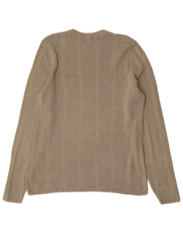 Marks & Spencer Top para mujer de manga larga UK 46 Large Viscosa caqui