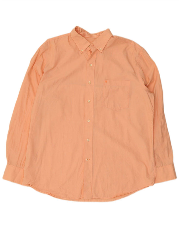 Camisa Izod Hombre Grande Naranja
