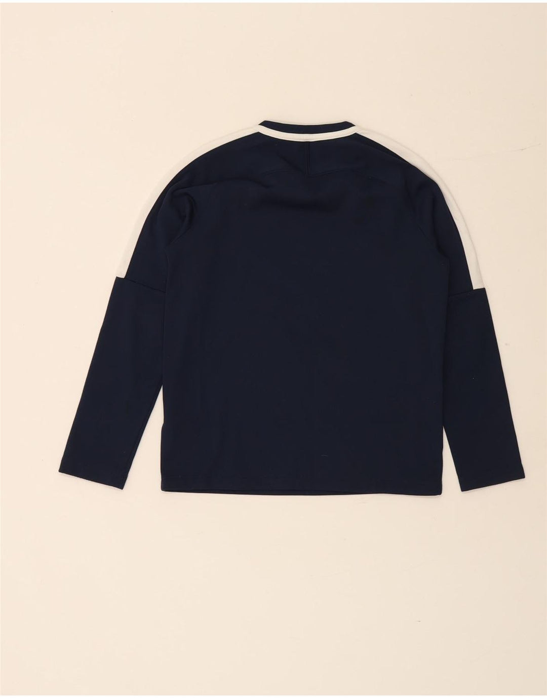 Nike Boys Dri Fit Top manga larga 10-11 años Medio azul marino Poliéster