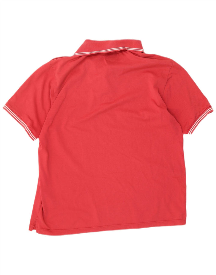 CHAMPION Polo de ajuste fácil para hombre, talla grande, rojo