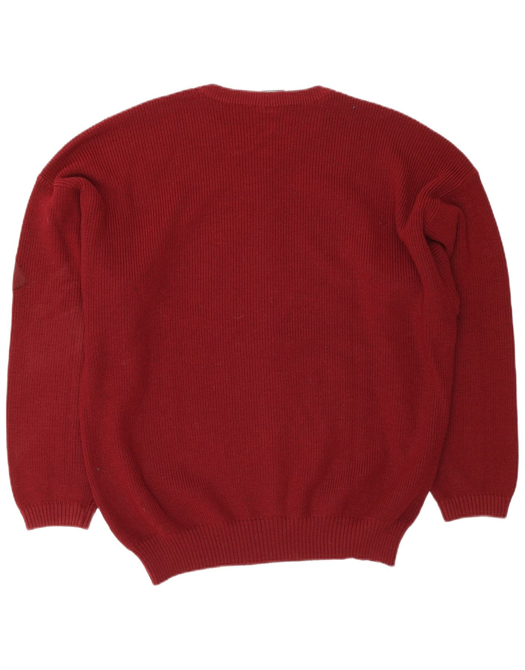 Polo Norte Hombre Cuello Redondo Jersey Jersey XL Lana Borgoña