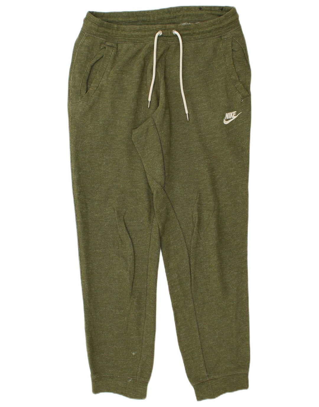 NIKE Mens Tracksuit Trousers Joggers Medium  Green Cotton