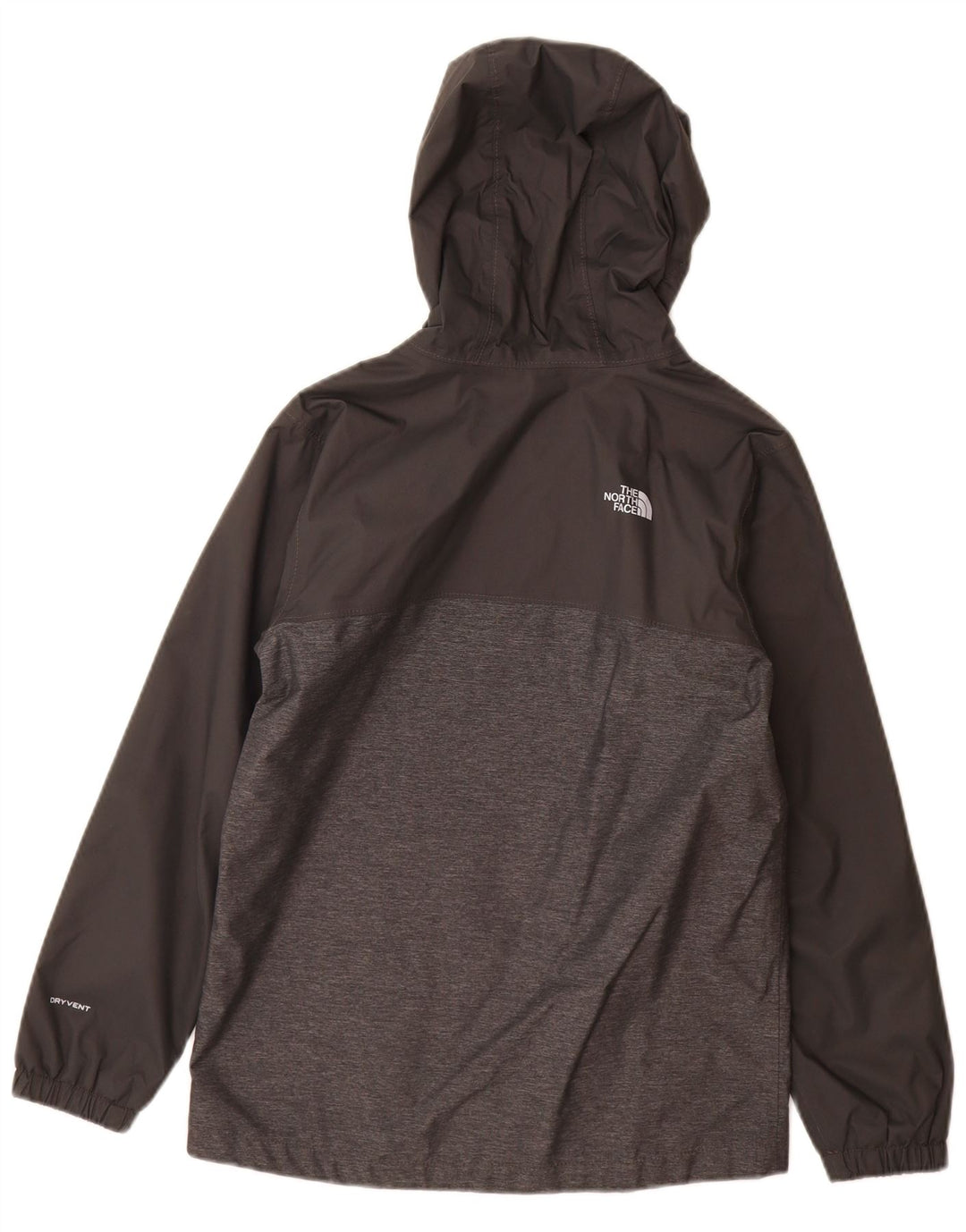 The North Face Chubasquero con capucha para niños 9-10 años Gris medio Colorblock